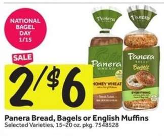 Panera Bread, Bagels or English Muffins