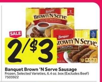 Banquet Brown'N Serve Sausage