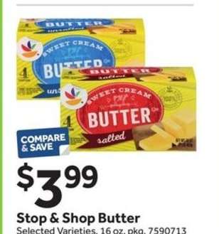 Stop & Shop Butter