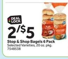 Stop & Shop Bagels 6 Pack