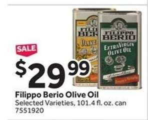 Filippo Berio Olive Oil