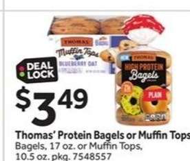 Thomas' Protein Bagels or Muffin Tops