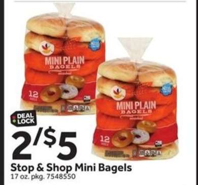Stop & Shop Mini Bagels