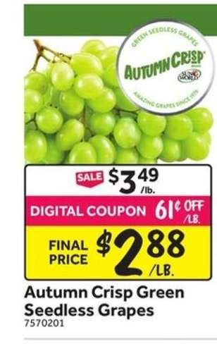 Autumn Crisp Green Seedless Grapes