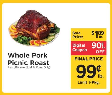 WHOLE PORK PICNIC ROAST