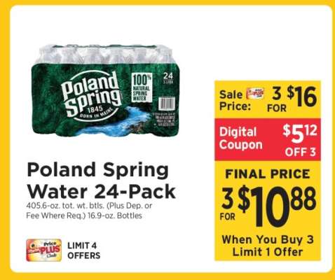 Poland Spring Water 24-Pack