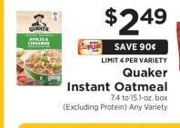 Quaker Instant Oatmeal
