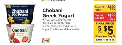 Chobani Greek Yogurt
