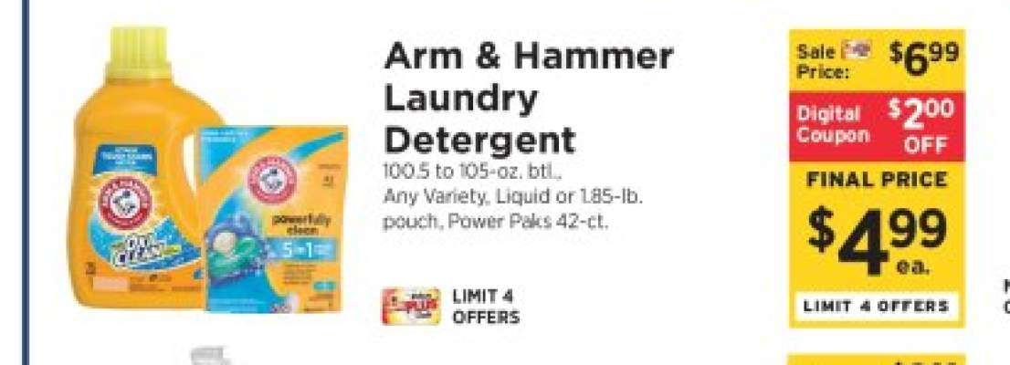 Arm & Hammer Laundry Detergent