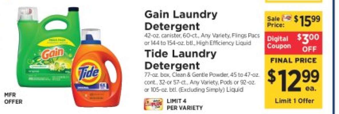 Gain & Tide Laundry Detergent