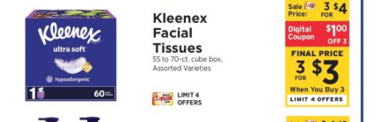Kleenex Facial Tissues