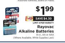 Rayovac Alkaline Batteries