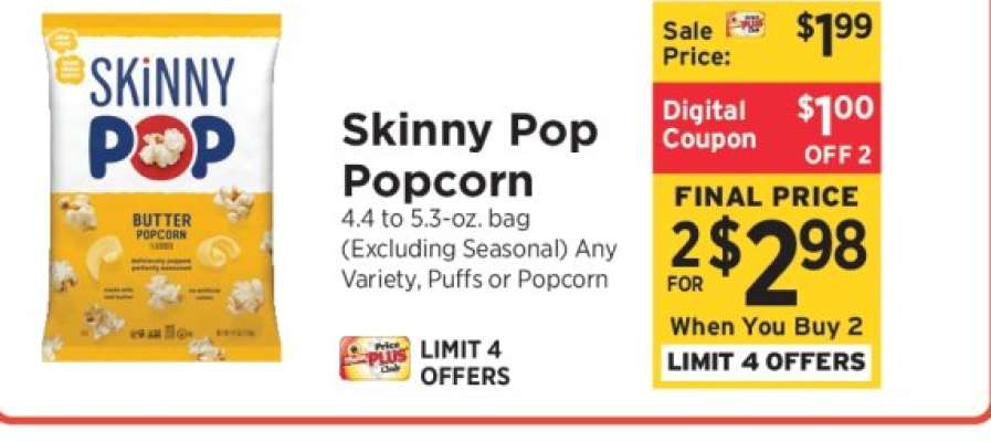 Skinny Pop Popcorn