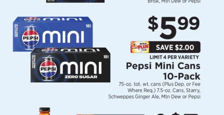 Pepsi Mini Cans 10-Pack