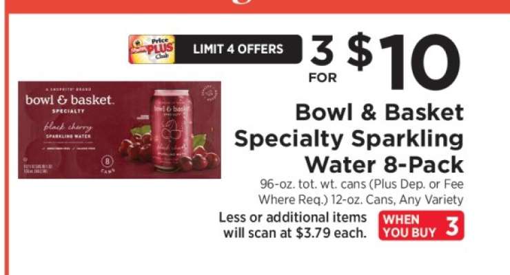 Bowl & Basket Specialty Sparkling Water 8-Pack
