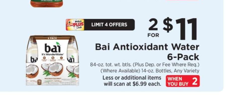 bai Antioxidant Water 6-Pack
