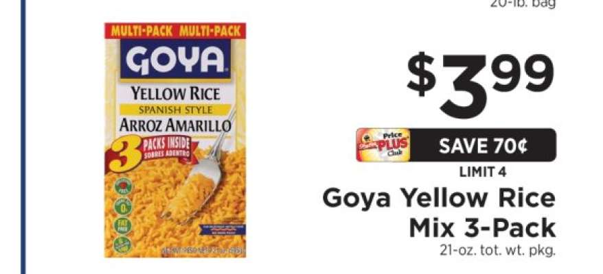 Goya Yellow Rice Mix 3-Pack