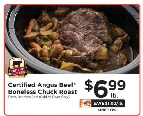 Certified Angus Beef Boneless Chuck Roast
