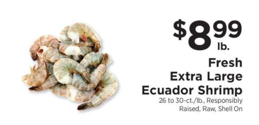 Fresh Extra Large Ecuador Shrimp