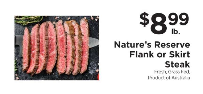 Nature’s Reserve Flank or Skirt Steak