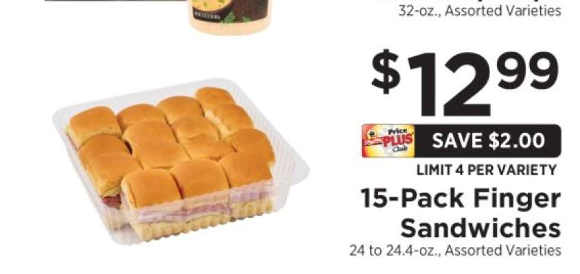 15-Pack Finger Sandwiches