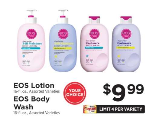 Eos Lotion or Body Wash