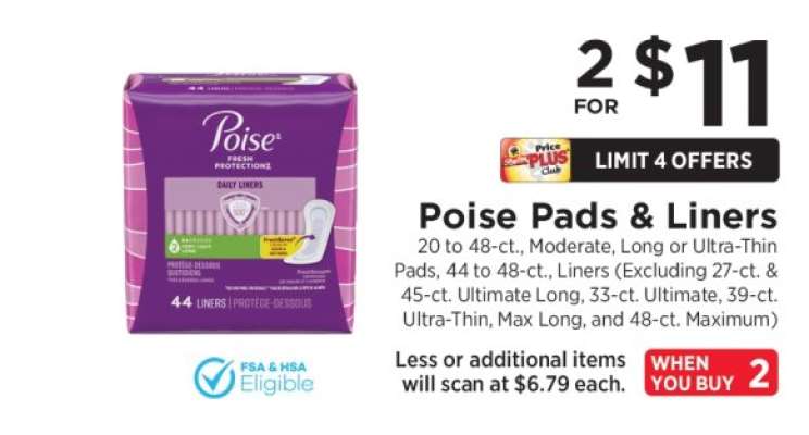 Poise Pads & Liners