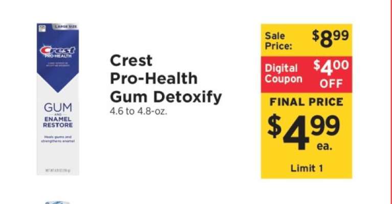 Crest Pro Health Gum Detoxify