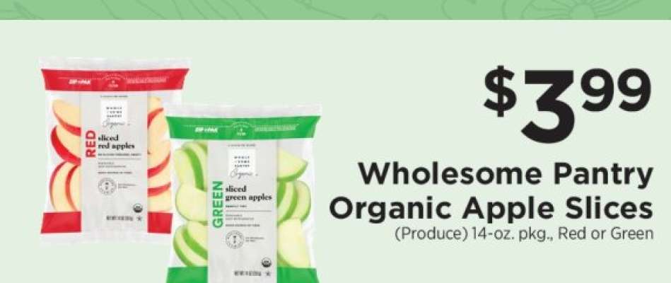 Wholesome Pantry Organic Apple Slices