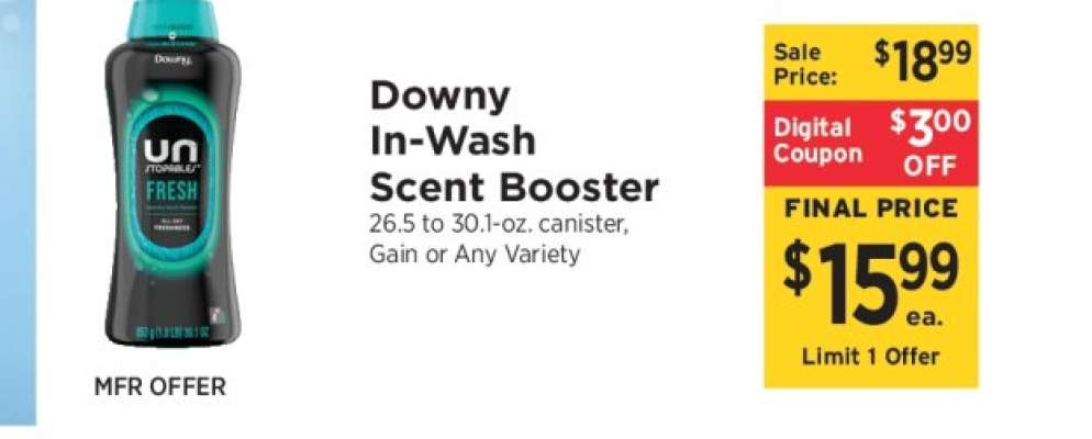 Downy In-Wash Scent Booster