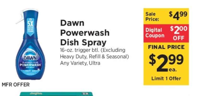 Dawn Powerwash Dish Spray