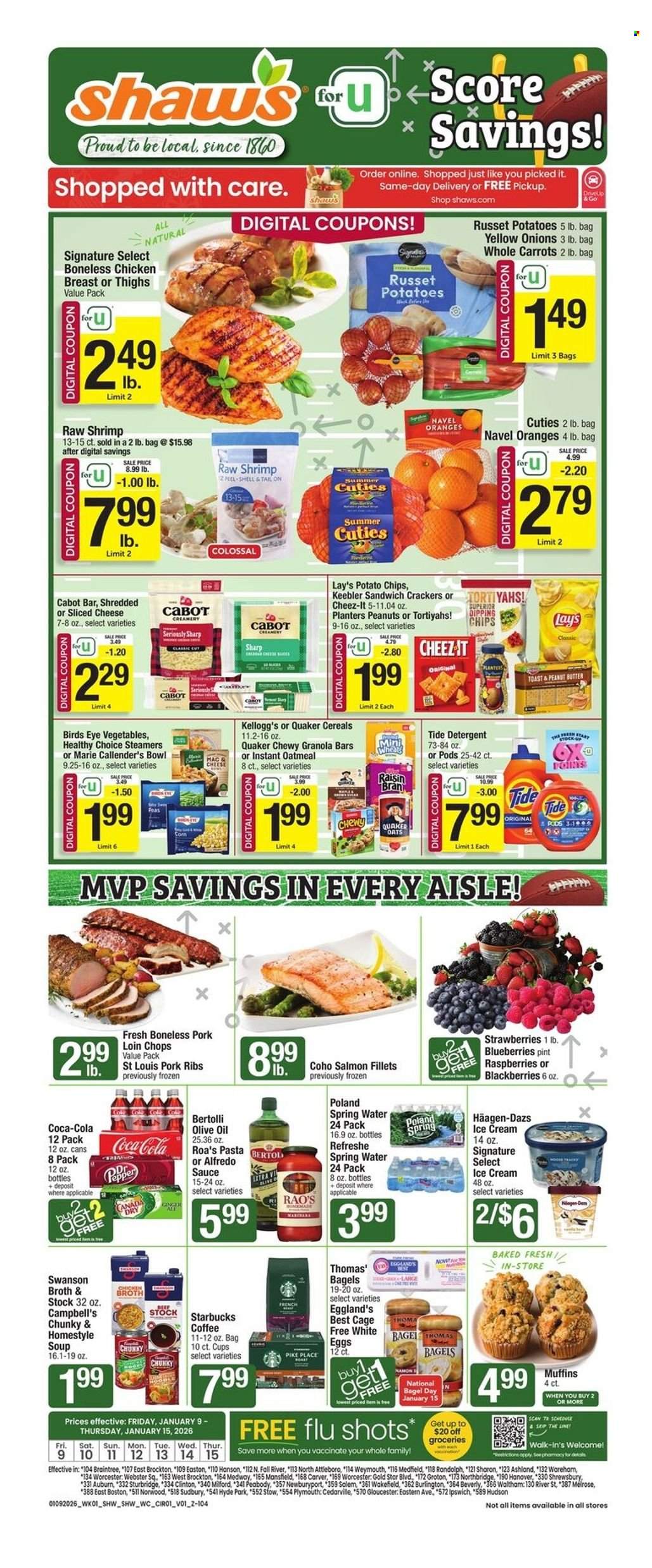 Shaw’s ad - 01/09/2026 - 01/15/2026. Page 1