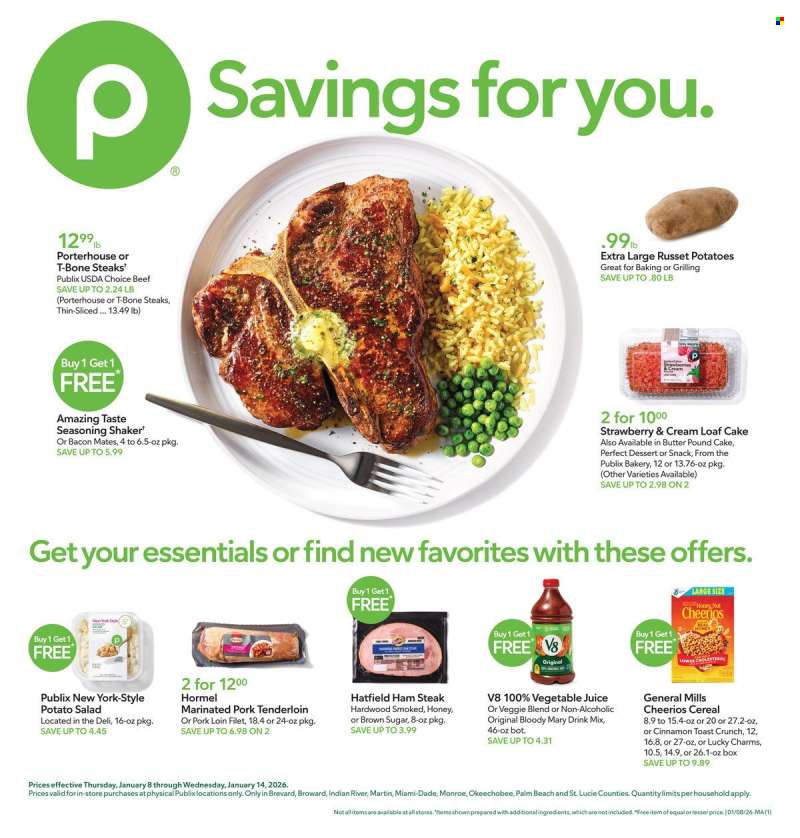 Publix Flyer - 01/08/2026 - 01/14/2026.