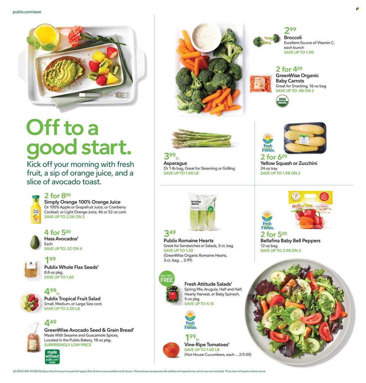 Publix ad - 01/08/2026 - 01/14/2026. Page 6