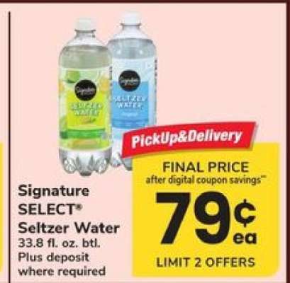 Signature SELECT Seltzer Water