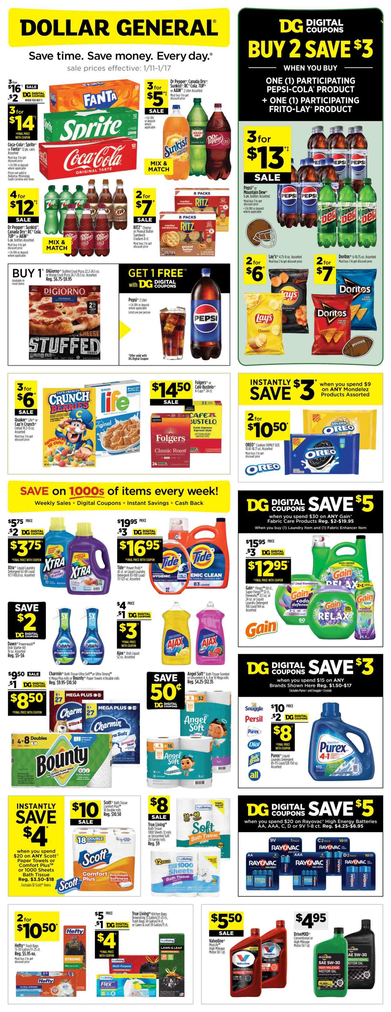 Dollar General ad - 01/11/2026 - 01/17/2026. Page 1