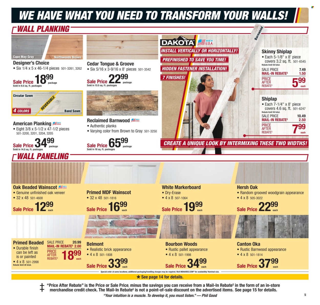 Menards ad - 01/11/2026 - 01/24/2026. Page 6