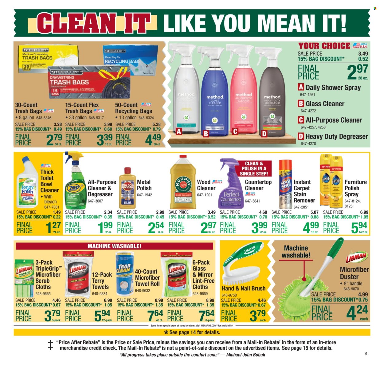 Menards ad - 01/11/2026 - 01/24/2026. Page 10