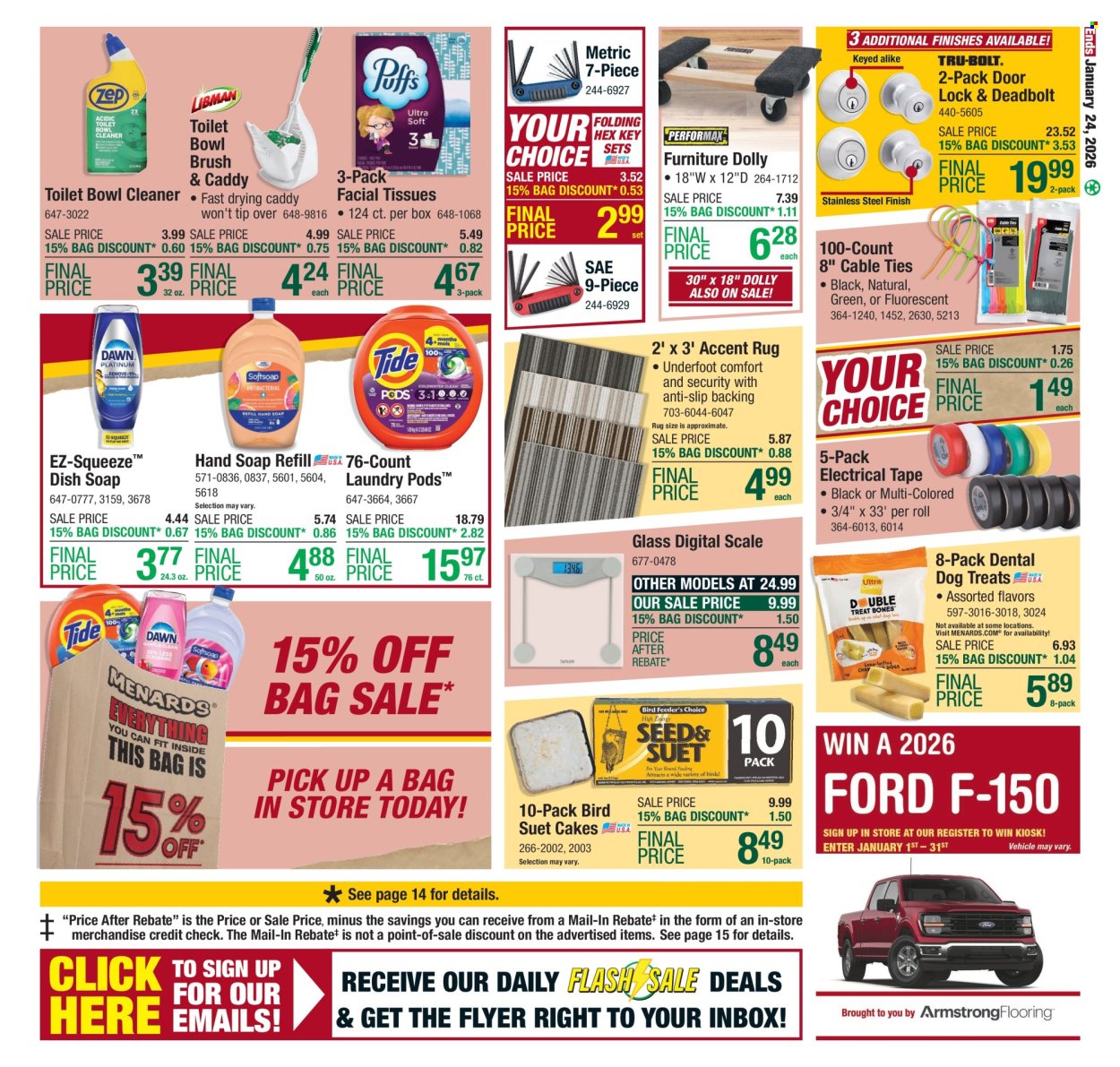 Menards ad - 01/11/2026 - 01/24/2026. Page 18