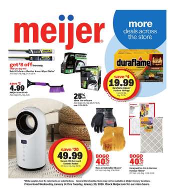 Meijer Flyer - 01/14/2026 - 01/20/2026.