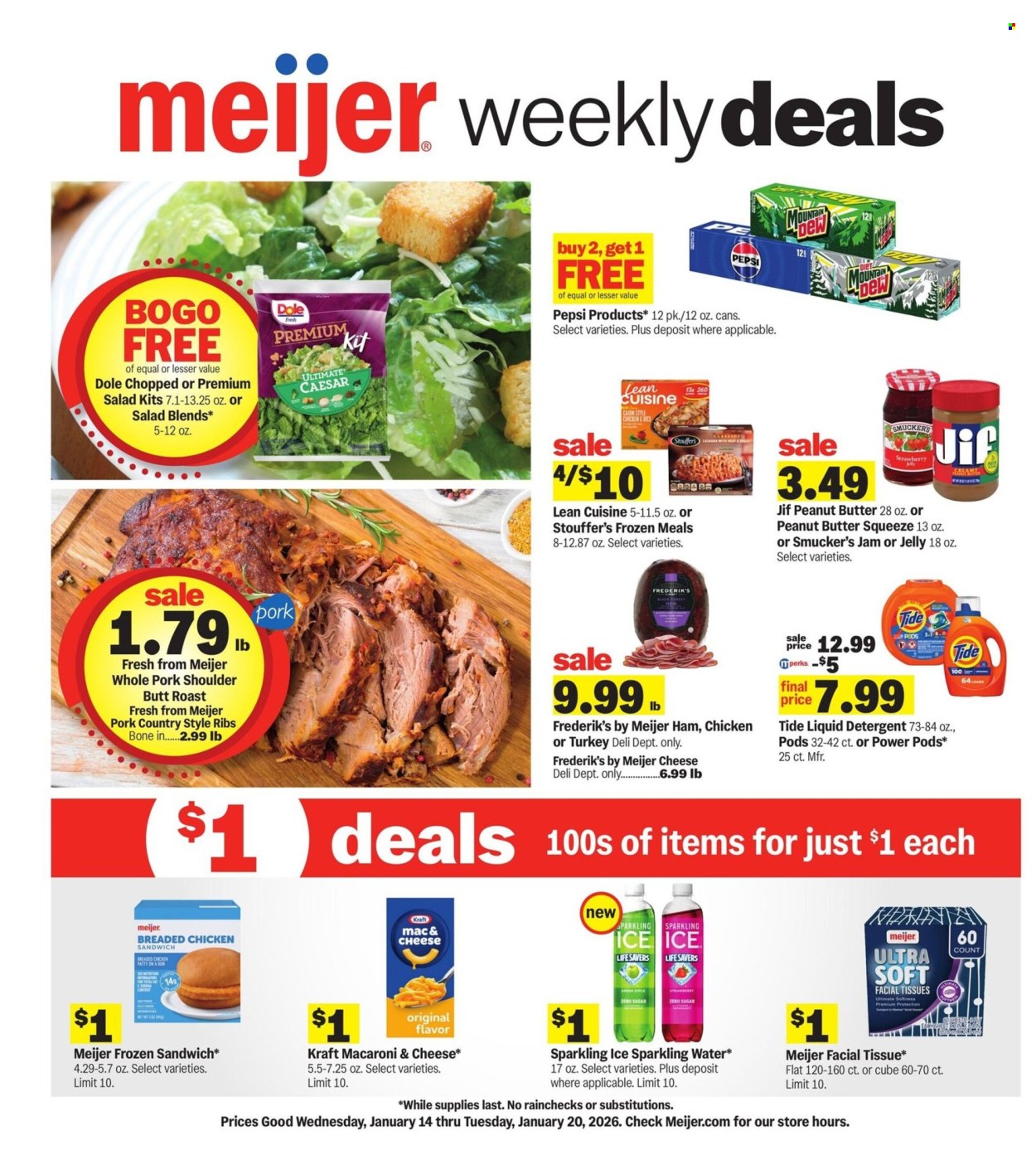 Meijer ad - 01/14/2026 - 01/20/2026. Page 1
