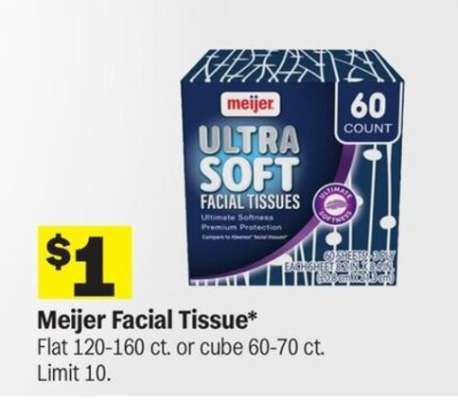 Meijer Facial Tissue*