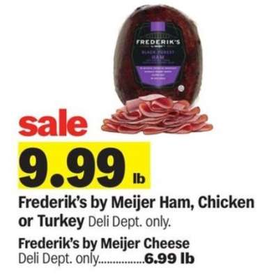 Frederik's by Meijer Ham, Chicken or Turkey
