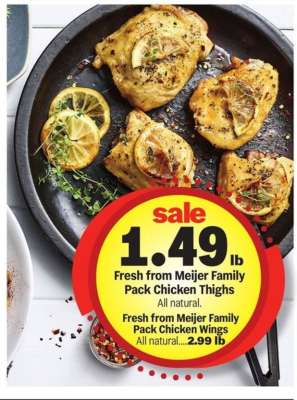 Fresh from Meijer Family Pack Chicken Thighs