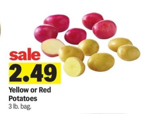 Yellow or Red Potatoes
