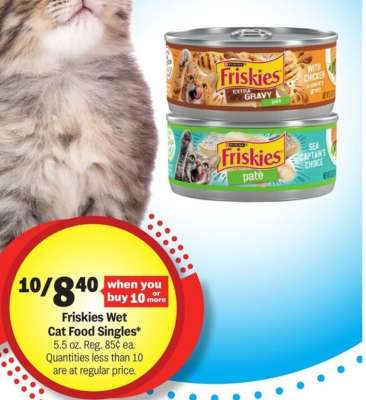 Friskies Wet Cat Food Singles