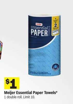 Meijer Essential Paper Towels*