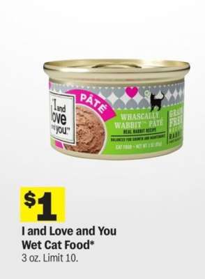 I and Love and You Wet Cat Food