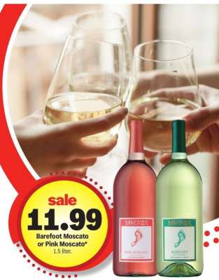 Barefoot Moscato or Pink Moscato