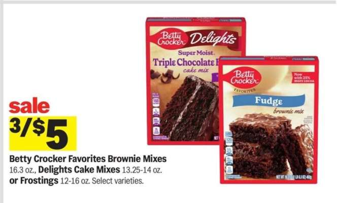 Betty Crocker Favorites Brownie Mixes